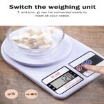 Balança Digital De Cozinha Alta Precisão Alimentos 10kg - Imagem 5
