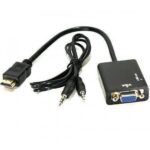 Adaptador VGA HDMI  COM saida de audio - Imagem 5