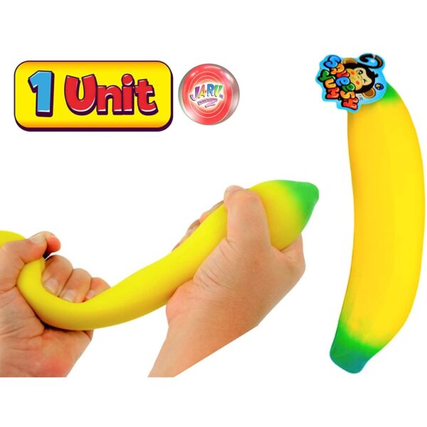 Fidget Toy Squeezing Banana Frutas Brinquedo Elástico Aliviar O Estresse Descompressão De Banana Vent Brinquedo