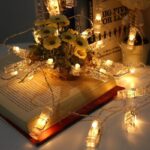 Varal Cordão Luminoso C/ 10 Prendedor Pregador 10 Fotos Recados Decorativo Led Em Oferta - Imagem 8
