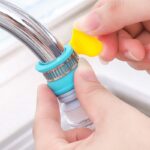 Torneira de cozinha doméstica Filtro de extensão de bico à prova de respingos giratório retrátil dobrável Fácil de instalar Fácil de usar - Imagem 2