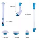 Esfregao Escova De Limpeza Vassoura Eletrica Spin Scrubber - Imagem 2