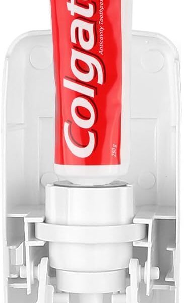 Dispenser de Pasta de Dente Automático e Suporte de Escova