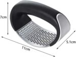 Amassador Triturador Alho Aço Inox Manual Com Pressão Garlic Cozinha Rapido - Imagem 2