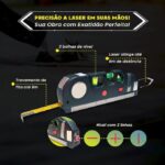 Nível Laser  + Tripe Profissional Trena Level Pro3 Estágios Nivelado - Imagem 15