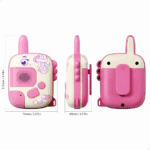 Kit 2 Brinquedo Educacional Walkie-talkie Rádio Comunicador Poney - Imagem 5