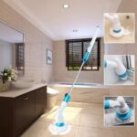 Esfregao Escova De Limpeza Vassoura Eletrica Spin Scrubber - Imagem 4
