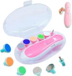 Aparador De Unhas Cortador Elétrico Para Bebes e crianças Baby - Imagem 8