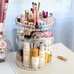 Organizador De Maquiagem Cosméticos Display Giratório 360º - Imagem 3