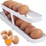 Porta Ovos Bandeja Dispenser Rolante Organizadora Ate 14 UnIDADES - Imagem 3