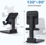 Suporte Para Celular Ergonômico dobrável Portátil Celular ou tablet Ajustável Mesa - Imagem 6