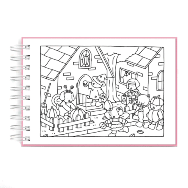 Livro de Colorir Personalizado desenhos Rosa