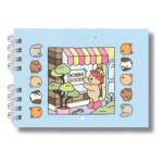 Livro de Colorir Personalizado desenhos azul