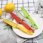 Faca Afiada Lâmina em Aço Inox com Capa Protetora para Pesca Viagem Camping Cozinha - Imagem 5