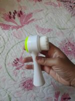 Esponja de Massagem Escova de Limpeza Facial 2 Em 1 Com Cerdas Macias Dupla Face - Imagem 7