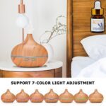 Umidificador Difusor de Aromas 500ml Bem Estar Acompanha Essencia Com Controle - Imagem 4