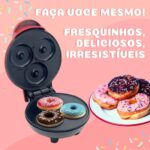 Máquina De Donuts 3 Rosquinhas Sokany Sk08 Mini Donuts - Antiaderente 110V - Imagem 10