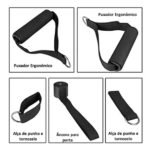 11 Pçs/Conjunto Faixa de Resistência Elástica para Ginástica/Exercícios/Yoga / Faixa de Borracha Fitness/10 a 50LB - Imagem 2