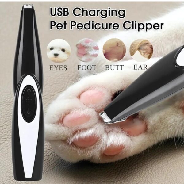Máquina De Tosa PET Elétrica para áreas Pequenas do corpo do seu animal Recarregável USB