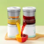 Espremedor De Laranja Elétrico TOP Automatico com Usb Recarregavel Extrator Industrial Suco de frutas Portátil Fácil De Transportar Limpar
