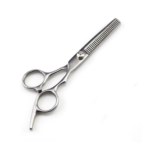 Tesoura para cortar cabelo fio a laser e desbastadora para barbeador e cabelereiro