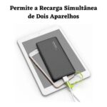 Carregador Portátil Pineng 10.000MAh com adaptador - Power Bank - Imagem 3