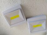 abajur luz de emergência Cob led interruptor luz da noite lâmpada de parede magnética aaa bateria operado sem fio armário da garagem
