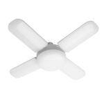 Lâmpada Articulada Led Pétala Ajustável Fan Blade 60w Design Ventilador Branco Forte - Imagem 4