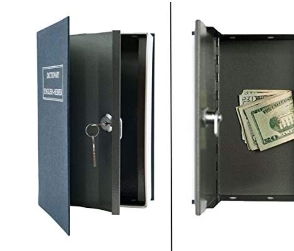 Cofre Livro 24X15 Cm em Formato de Dicionário Discreto Cofre Disfarçado