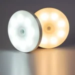 Luz Sensor Para Armário Closet Guarda Roupa 8 Leds - Imagem 3