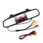 Retrovisor Espelho Com Tela Lcd 4.3 Colorido Carro Monitor - Imagem 3