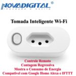 Tomada Inteligente Nova Digital WIFI Smart Home 16A com Monitoramento de Energia APP Automação Residencial - Imagem 4