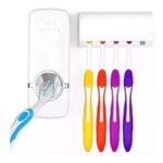 Dispenser de Pasta de Dente Automático e Suporte de Escova - Imagem 5
