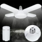 Lâmpada Articulada Led Pétala Ajustável Fan Blade 60w Design Ventilador Branco Forte - Imagem 3