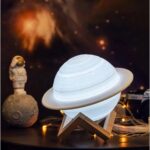 Luminária e Umidificador de ar Planeta 3D com Led 200ml - Imagem 4