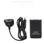 Bateria Controle Para Xbox 360 6800 mah + Cabo Carregado - Imagem 5
