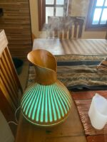 Difusor e humidificador c/ controle remoto - cor: madeira claro (tulipa riscado) - Imagem 7