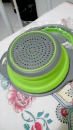 KIT 2 Escorredores de Macarrão e Alimentos de Silicone Multiuso Retrátil - Imagem 6