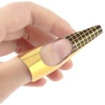 500 Moldes Adesivos De Papel Para Unha Gel Fibra Oferta - Imagem 6