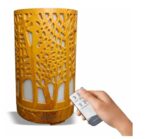 Abajur Umidificador Difusor e Aromatizante Ultrassônico Luminária Madeira Led 300ml - Imagem 6