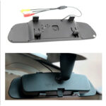Retrovisor Espelho Com Tela Lcd 4.3 Colorido Carro Monitor - Imagem 6