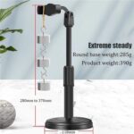 Suporte Tripé Para Mesa Celular Mini Pedestal Ajustável 360° - Imagem 5