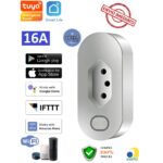 Tomada Inteligente Nova Digital WIFI Smart Home 16A com Monitoramento de Energia APP Automação Residencial