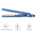 Chapinha Íon Titânio Iônica Profissional 450f Bivolt Prancha de Cabelo Bivolt 110/220v - Imagem 7