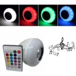 Lampada Bluetooth De Led Caixa De Som C Controle Rgb 12W Music Rgb Caixa De Som + Controle - Envio Imediato - Imagem 7