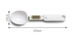 Balança Colher Digital Medição De Alimentos 0.1 500g Com Display Lcd - Imagem 4