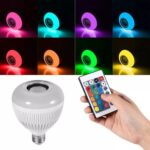 Lampada Bluetooth De Led Caixa De Som C Controle Rgb 12W Music Rgb Caixa De Som + Controle - Envio Imediato - Imagem 9