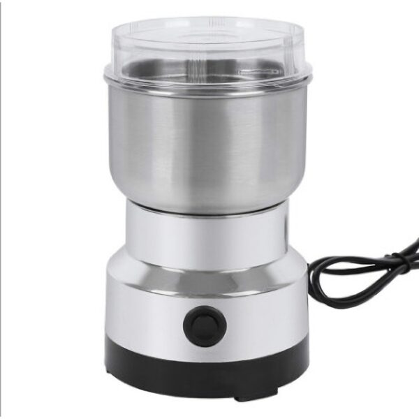 Moedor de café elétrico, moinho de grãos de aço inoxidável, moinho de farinha doméstica