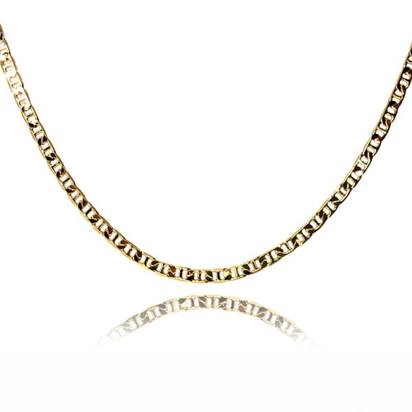 Colar Corrente Fino Banhado em Ouro 18k MASCULINO (CL0067)