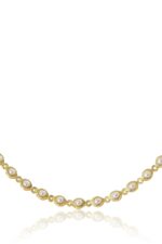 Choker com Corrente de Mini Pérolas Banhado em Ouro 18k (CK0007) - Imagem 2
